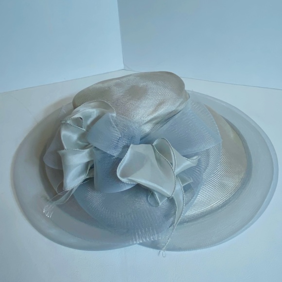 Vintage MARZI Neiman Marcus Gray Derby Hat main image 11